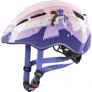 Casco Infantil Uvex Kid 2 Princesa (46-52 cm, Lila/Rosa)