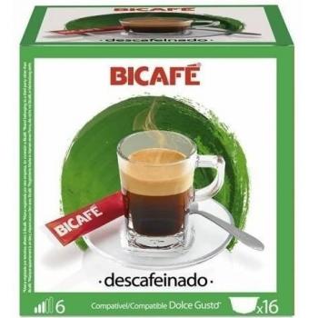 Café BICAFÉ - Cápsulas Descafeinado Compatibles Dolce Gusto*