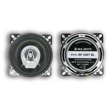 Coppia de Altavoces para Coche Majestic AP-240T Titanio 100mm 180W 2 Vías
