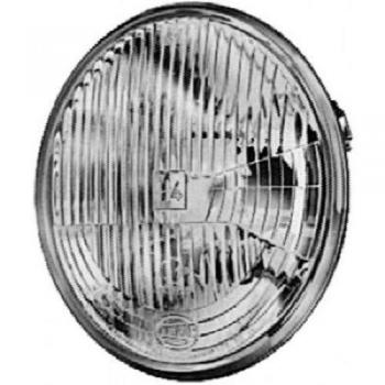 Faro Principal Halógeno Hella 1A6002395-301, 24V/12V, Redondo, Cristalino