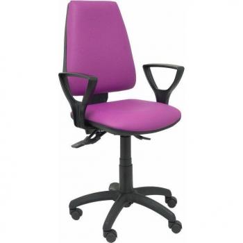 Silla de Oficina Elche Sincro Similpiel Lila con Brazos