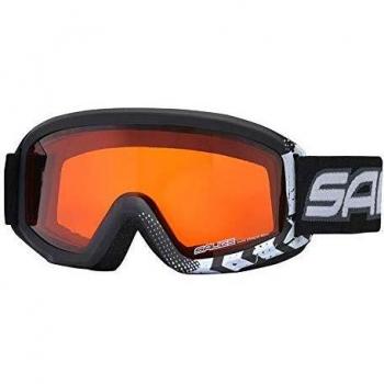 Salice 708DACRXPF - Máscara de esquí Jr Unisex para niño, Negro/Amarillo, única