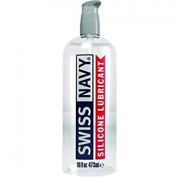 SWISS NAVY Lubricante sexual de silicona premium, 16 onzas, lubricante para hombres, mujeres y parejas. MD Science Lab
