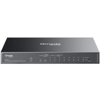 Switch TP-Link Omada ES210GP gestionado L2 de 10 puertos Gigabit con 8 puertos PoE+ y 1 SFP/RJ45 Combo