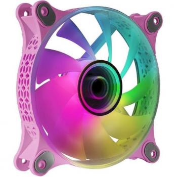 Mars Gaming MF-3D Pink 120mm ARGB Infinite Mirror Effect Internal Fan
