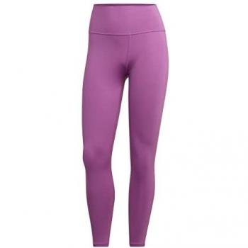 Mallas Adidas Optime 7/8 Lila para mujer, tamaño XS, corte regular