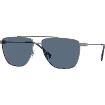 Burberry BE3141 BLAINE Men's Pilot Sunglasses Gunmetal Size 61