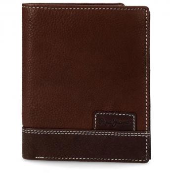 Pepe Jeans New Doors Monedero, 12 cm, 0.13 Litros, Marrón