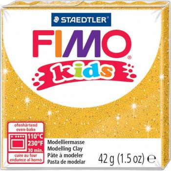 Staedtler Fimo Kids Modelling Clay, Glitter Pink, 42g, Pack of 1