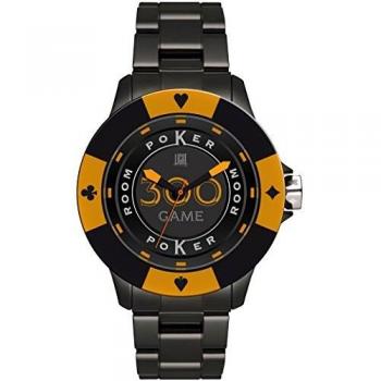 Light Time Clock Poker Black