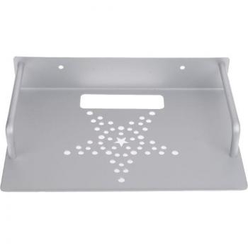 Soporte de Pared para TV y Dispositivos, Estante de Aluminio de Una Sola Capa para Router, Mini PC y Reproductor DVD