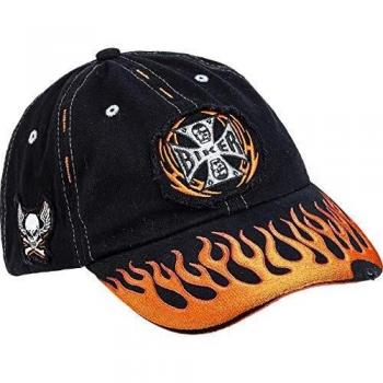 Hellfire Tapa Cap 2.0 Schwarz, Unisexo, Casual/Fashion, Todo el año, Negro Mate, Einheitsgröße