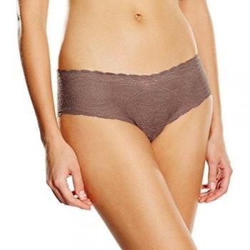 Calvin Klein PERFECTLY FIT with Lace - ALL LACE HIPSTER-Braguita Mujer,  
 Gris