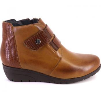 Botines PITILLOS Mujer Piel Cuña 4cm - Elegante y Cómodo, Botines de Mujer PITILLOS 2732 23 BOTINES DE MUJER PIEL CUERO