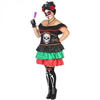 Disfraz de Esqueleto Multicolor para Adultos Th3 Party (1 Pieza) XXL