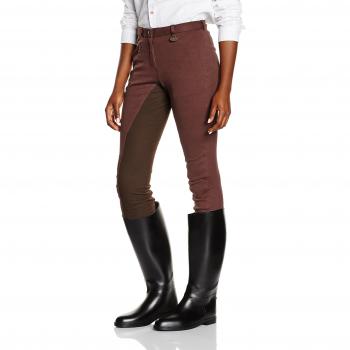 HKM Niños y Mujer equitación Basic Ganz Ribete, Todo el año, Hombre, Color Marrón - marrón Oscuro, tamaño 36 [DE 34]