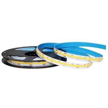 Tira LED V-TAC COB 24V 10W/m 800lm/m 3000K IP20 5m