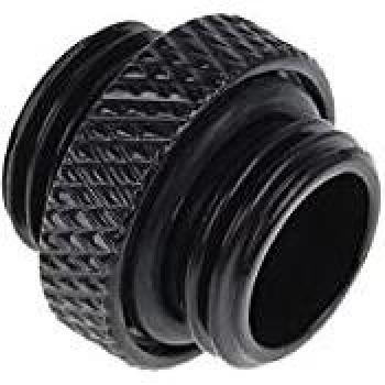 Alphacool 17399 Eiszapfen double nippel G1/4 outer thread to G1/4 outer thread - deep black Water cooling Fittings