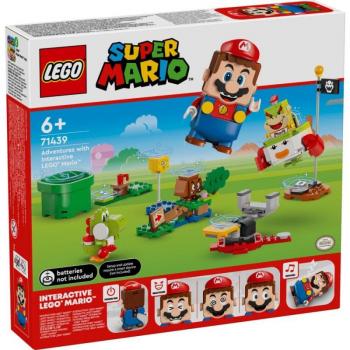 LEGO Super Mario Aventuras Interactivas con LEGO Mario - 71439, tipo de producto: set de construcción, características: incluye 218 piezas, figura de LEGO Mario interactiva, permite crear niveles y desafíos personalizados, compatible con otros sets