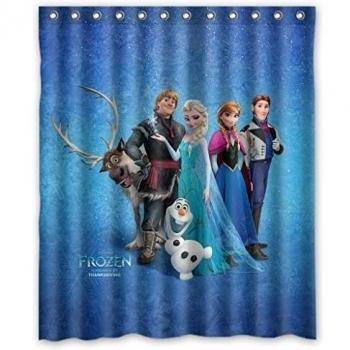 Outer-space Cartoon Frozen High Quality Fabric Bathroom Shower Curtain 36 x 72 Inches