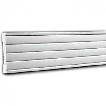 Moldura Decorativa de Pared Moderna Blanca 2 m - Estuco Profhome