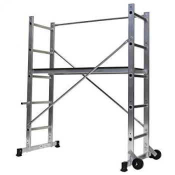 Andamio Rueda B3 de Aluminio - Altura de Trabajo 3m - 2 Niveles de Plataforma