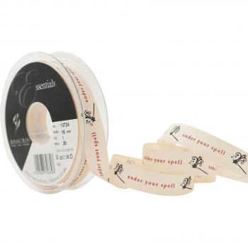 Cinta Under Your Spell Berisfords de 15 mm, color blanco natural