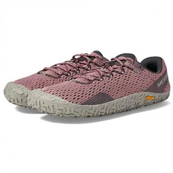 Merrell Zapatillas de Trail Running Vapor Glove 6 para mujer, color rosa Burlwood, talla 38 EU, diseño minimalista y barefoot