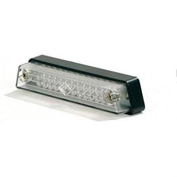 Lámpara Antiniebla Trasera LED SHIN YO con Cable de Conexión Largo y Vidrio Transparente - Negro