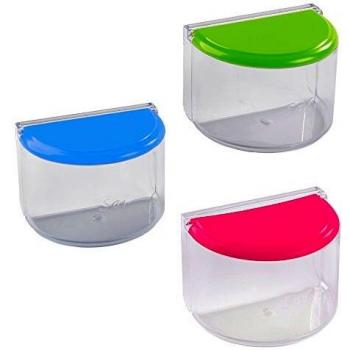 Gran plástico Big Rectangular PS salero, Paquete de 12