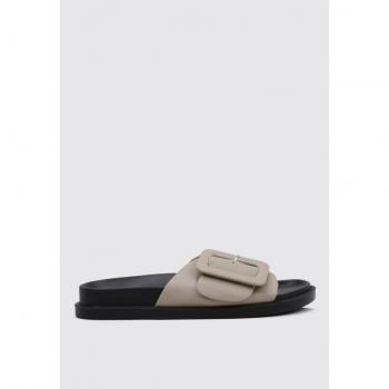 Sandalia Plana Mujer Gris Limma Macari 37