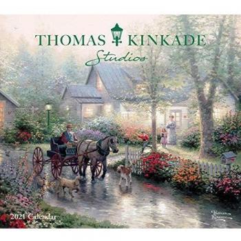 Thomas kinkade studios 2021 deluxe wall calendar