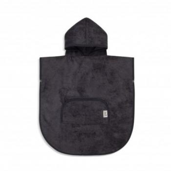Poncho Timboo Graphit - Poncho de alta calidad, fabricado en material impermeable y transpirable, diseño moderno en color grafito, con capucha ajustable y bolsillo frontal