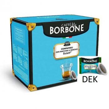 Cápsulas de Café Borbone Dek - 100 Piezas Compatibles con Bialetti