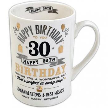 Widdop Signography CM24530 - Taza de regalo para 30 cumpleaños