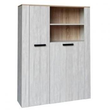 Aparador Bodeguero Sena 140cm, Mueble Auxiliar con 2 Puertas
