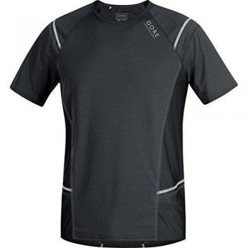 Gore Running Wear Mythos 6.0 - Camiseta para hombre, color negro / gris, talla L