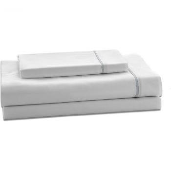 Juego de Sábanas de Satén Blanco y Perla Estilo Elegante