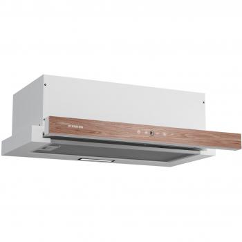 Campana Extractora Klarstein ZenFusion 60 cm | 400 m³/h de flujo de aire | Eficiencia Energética A | Extracción/Recirculación | 3 Niveles | Silenciosa