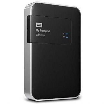 WD My Passport Wireless - Disco duro externo portátil de 1 TB