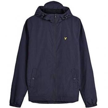 Lyle & Scott Men's Zip Through Hooded Jacket - Dark Navy - Size M