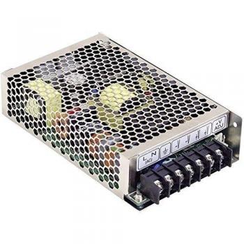 Fuente de alimentación conmutada Mean Well HRP-150-24, 156 W, 24 V/DC, 6.5 A, circuito cerrado