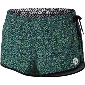 Hurley - Phantom Block Party Beachrider, color verde, talla L