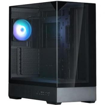Zalman P40 Prism Black ATX Mid-Tower PC Case with Tempered Glass Panels and RGB Lighting