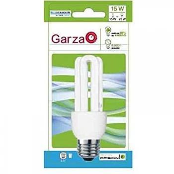 Garza Lighting- Bombilla Fluorescente Compacta Stick T3 15WE27 800 Lúmenes 4000K
