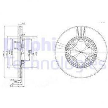 Disco de freno DELPHI BG3063, tipo: disco de freno, características: alta calidad, diseño optimizado para un rendimiento superior, resistencia al desgaste, adecuado para una amplia gama de vehículos