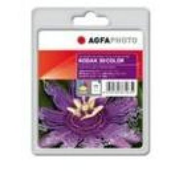 Cartucho de Tinta AGFAPHOTO APK30C (Cian, Magenta, Amarillo) para Impresoras Kodak ESP C100, C110, C300, C310, C315 y Office 2100, 215