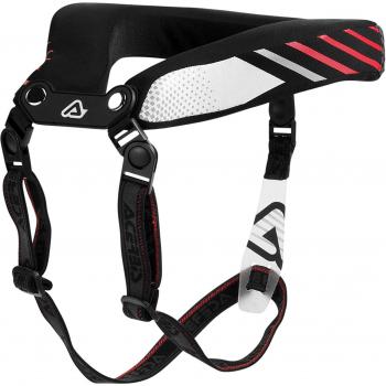 ACERBIS 0017193.323 adulto cuello de estabilización, Negro/Rojo