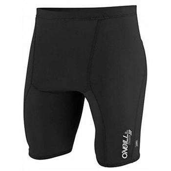 O'Neill Thermo-X Short - Pantalones de neopreno térmicos para canotaje acuáticos, cortos, color negro, fácil estiramiento, forro térmico rápido y secado