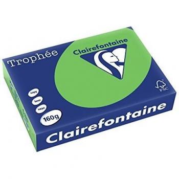 Clairefontaine Trophée - Resma de papel, 250 hojas, A4, 21 x 29.7 cm, color verde menta